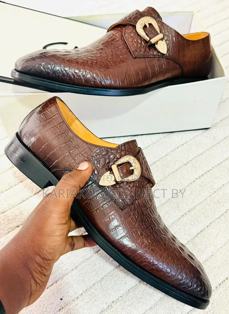 Clarks Crocodile Embossed Monk Strap Collection!