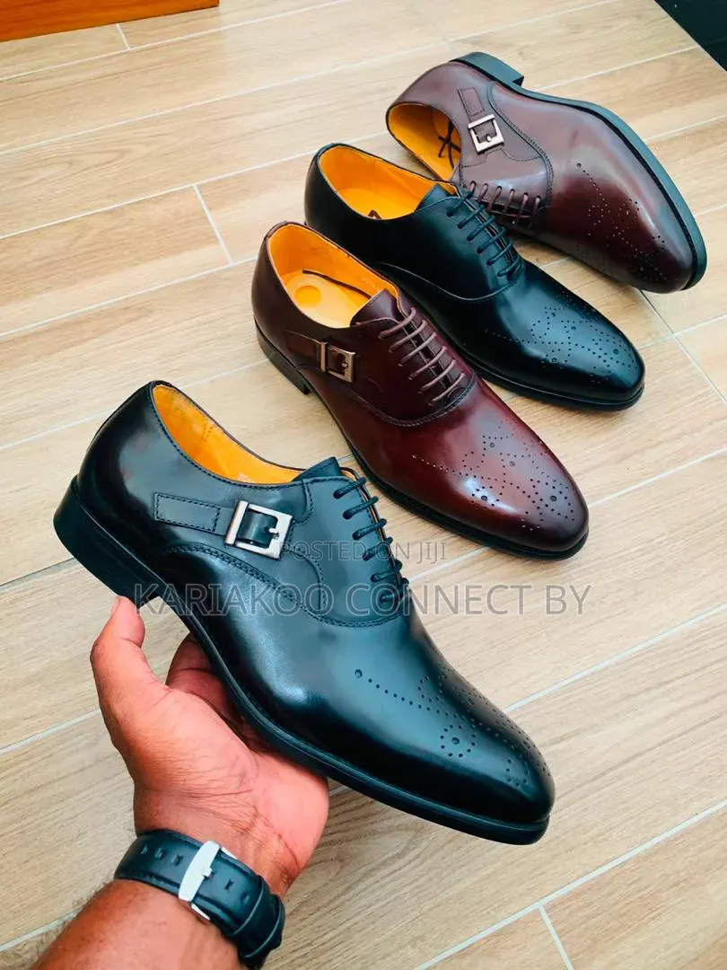Clarks Executive Side-Buckle Brogues Collection!