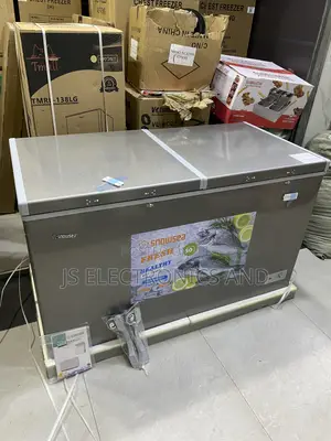Snowsea Freezer Liter 450 Two Door Non Frost With Slide Door in Side