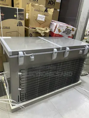 Snowsea Freezer Liter 450 Two Door Non Frost With Slide Door in Side
