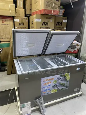 Snowsea Freezer Liter 450 Two Door Non Frost With Slide Door in Side