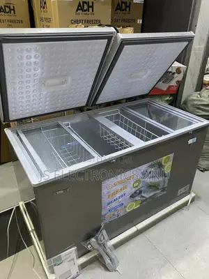 Snowsea Freezer Liter 450 Two Door Non Frost With Slide Door in Side