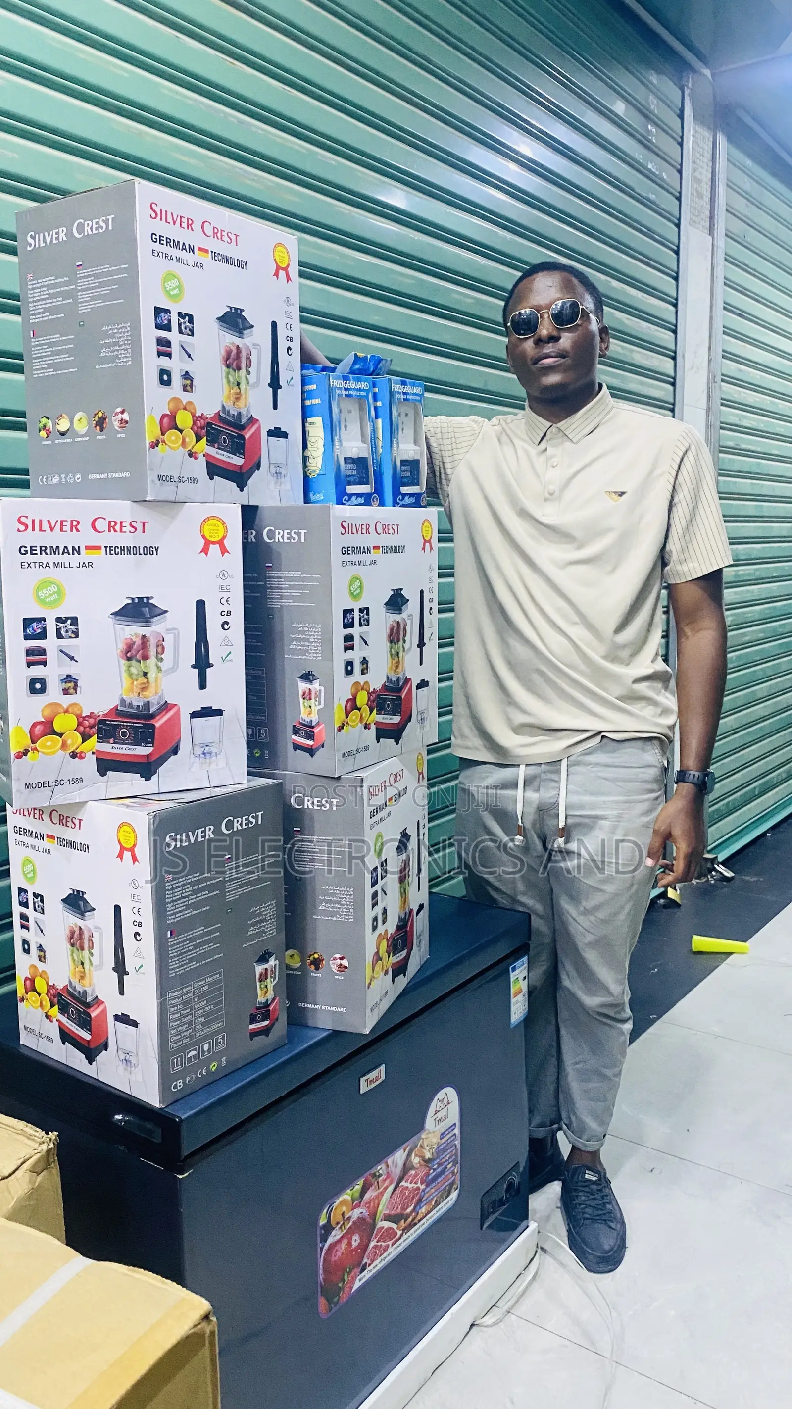 Tmall Freezer 130 Liter Free Blender 2.5 Liter,Fridge Guard Original