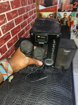 Sonashi Loudspeaker Subwoofer + Mic (Inafaa Shughuli) - TZS 150,000