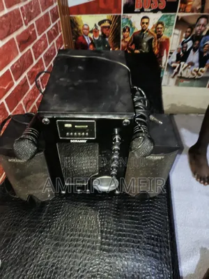 Sonashi Loudspeaker Subwoofer + Mic (Inafaa Shughuli) - TZS 150,000