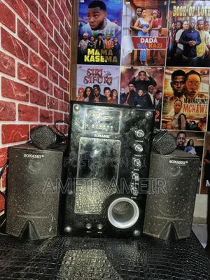 Sonashi Loudspeaker Subwoofer + Mic (Inafaa Shughuli) - TZS 150,000