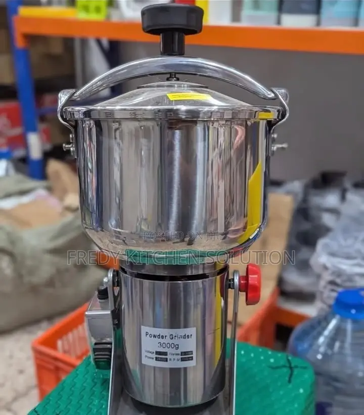 Stainless Steel Powder Grinder Designed for Commercial Use to Pulveriz