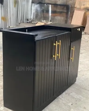 Kitchen Cabinet Black in Color