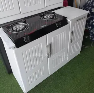 Kitchen Cabinet Black in Color