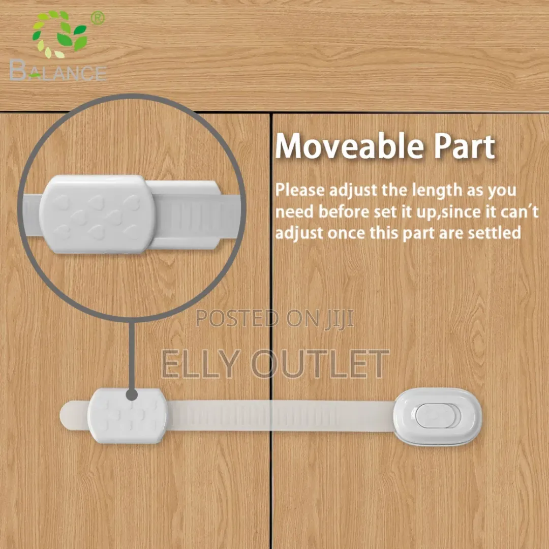 Baby Safety Adhesive Strap Locks