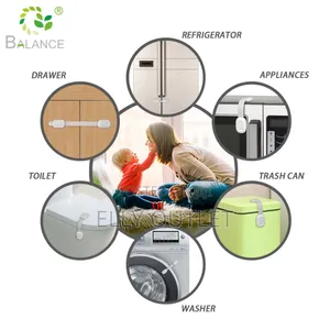 Baby Safety Adhesive Strap Locks