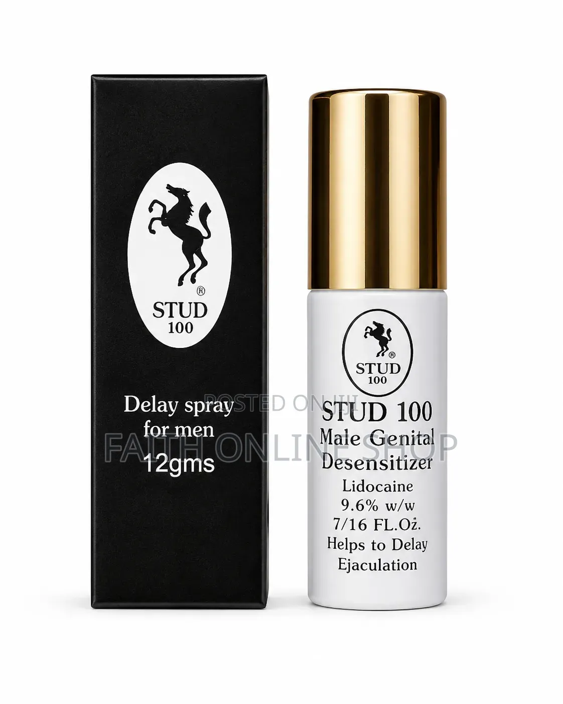 STUD 100 Delay Spray for Men – Male Genital Desensitizer 12g