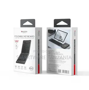Yesido Mini Foldable Bluetooth Keyboard, Wireless Connectivity, 8.5mm
