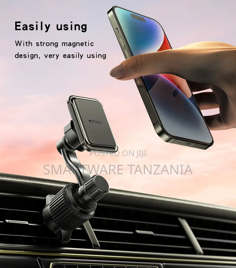 Yesido Magnetic Phone Holder for Dashboard, 360-Degree Rotation