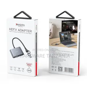 Yesido HDTV Adapter USB-C to HDMI 1080P Output, Aluminum Alloy Housing