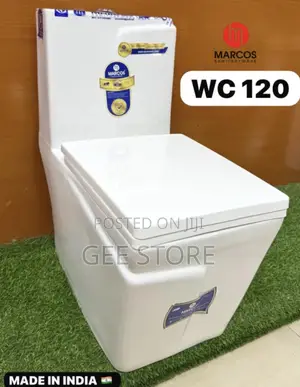 Marcos Sanitaryware WC 120 Modern One-Piece Ceramic Closet Toilet Seat