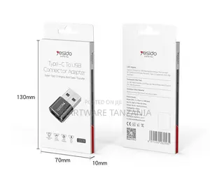 Yesido Type-C to USB Connector Adapter, Aluminum, Fast Data Transfer