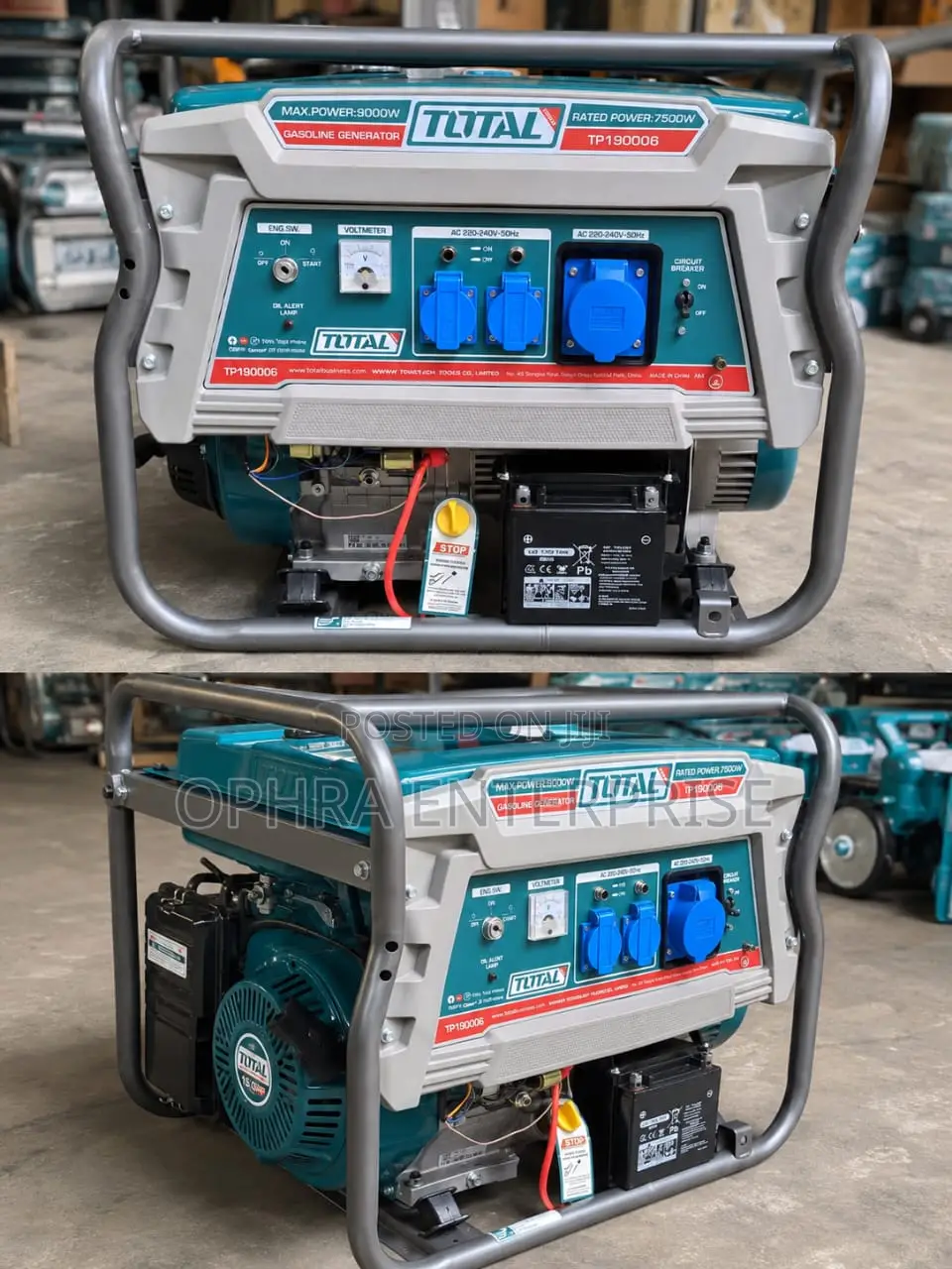 Total Gasoline Generator 9.0 Kw