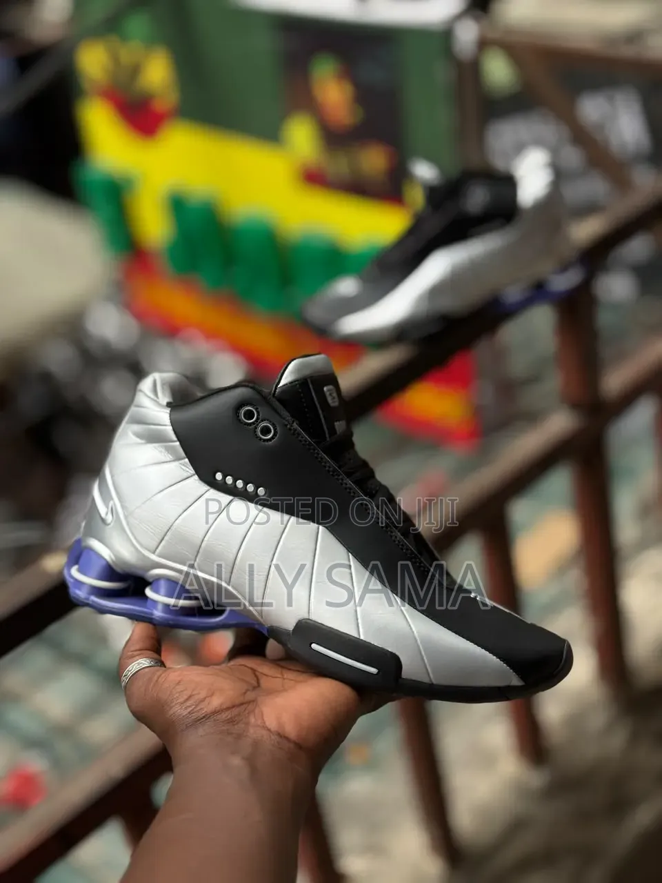 New Sneakers Nike Shox Material Leather