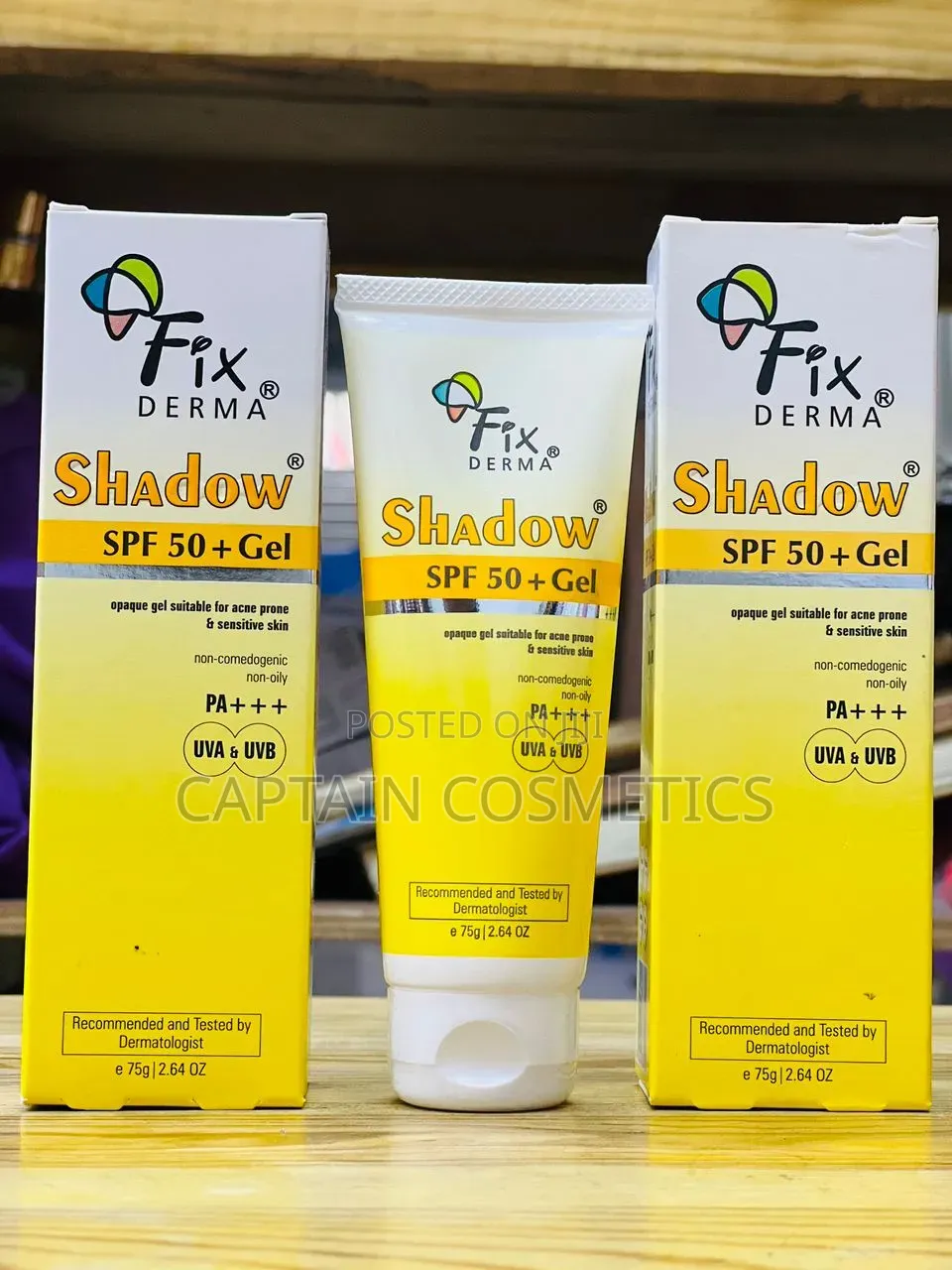 Fix Derma Shadow SPF 50+ Gel — Ulinzi Wa Ngozi Kila Siku!