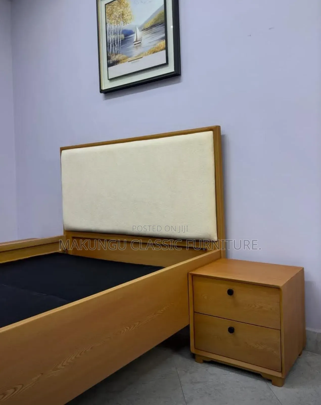 Amazing and Modern Bed Size Hardwood and Soft Wood Materials