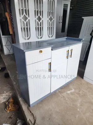 Kitchen Cabinet Milango Mitatu Color Grey