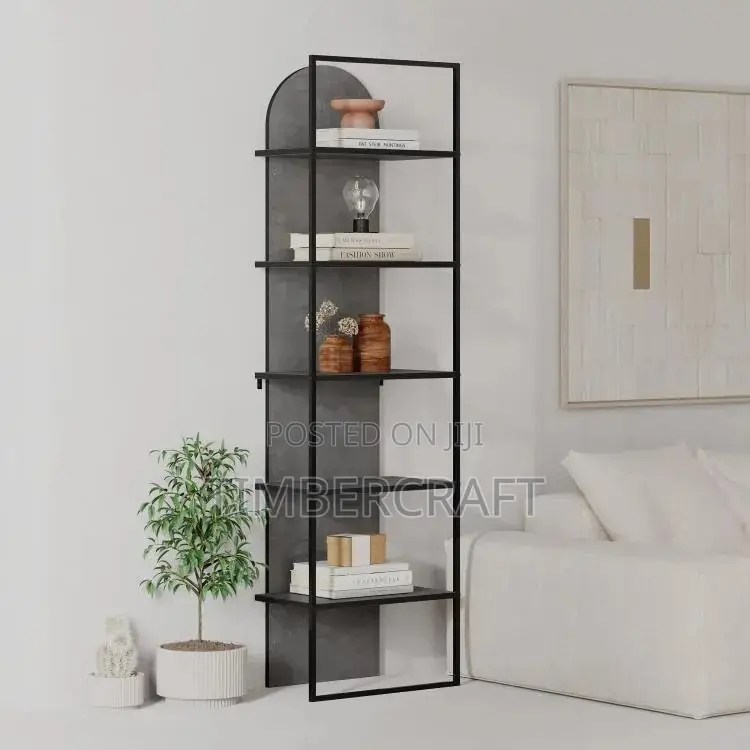 Archy Bookcase Retro Grey