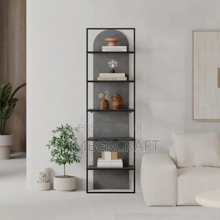 Archy Bookcase Retro Grey