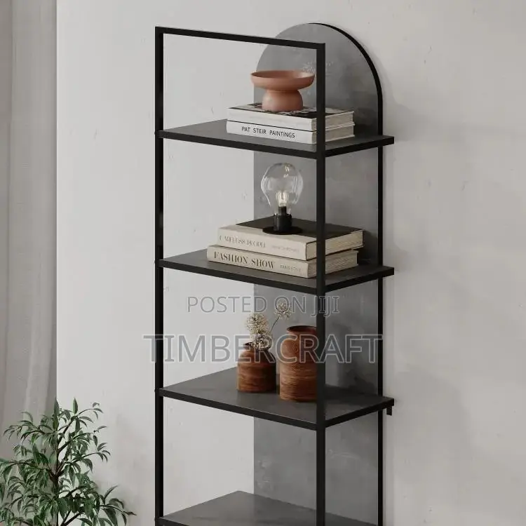 Archy Bookcase Retro Grey