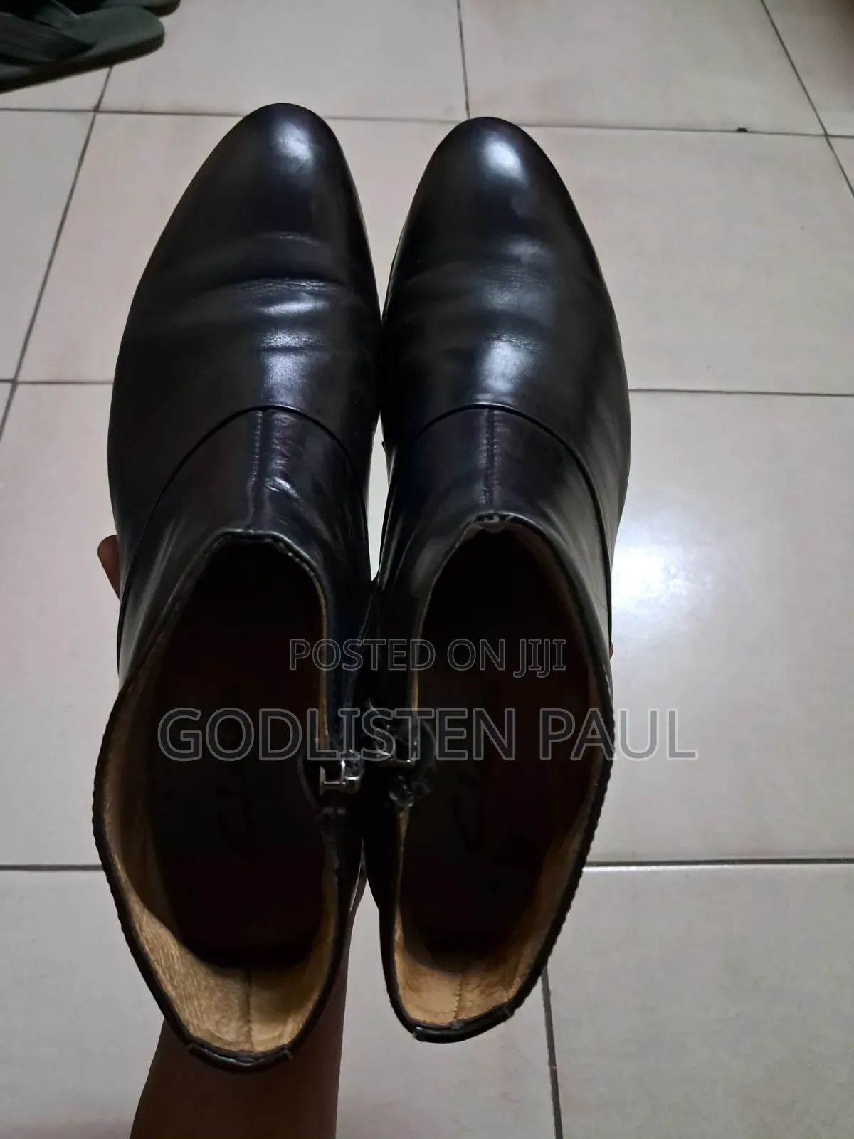 Clark Black Classy Leather Boots
