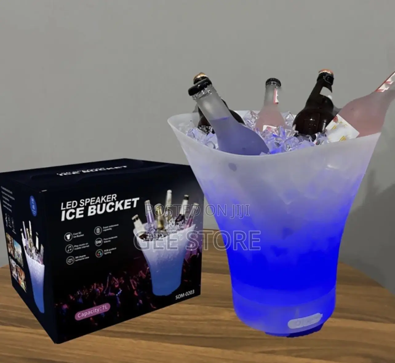 LED Speaker Ice Bucket 7litres