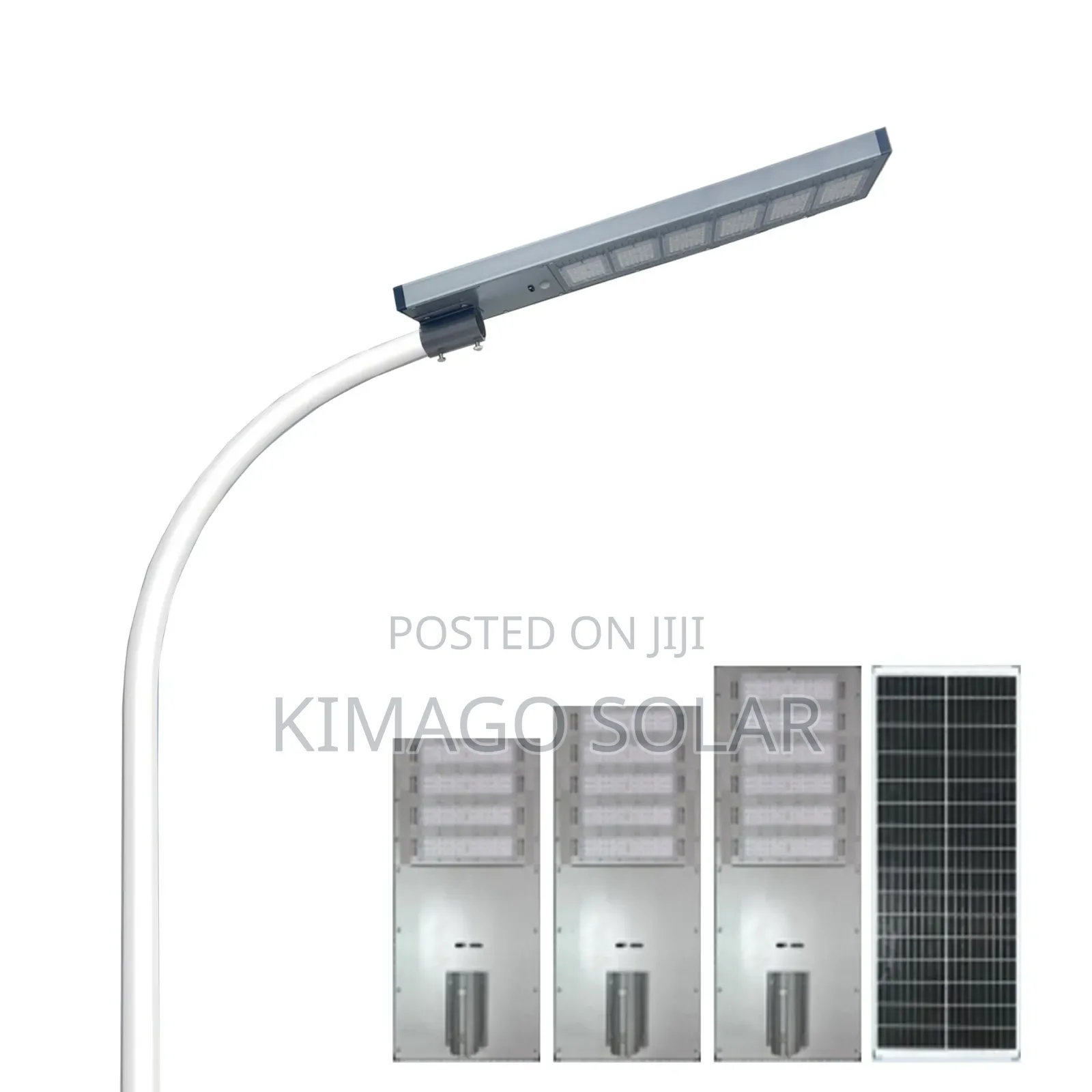 Keep Roads Bright All Night 120W Solar Street Lighting