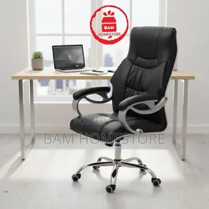Executive Leather Office Chair/Ergonomic Swivel Desk Chair
(Model B19)