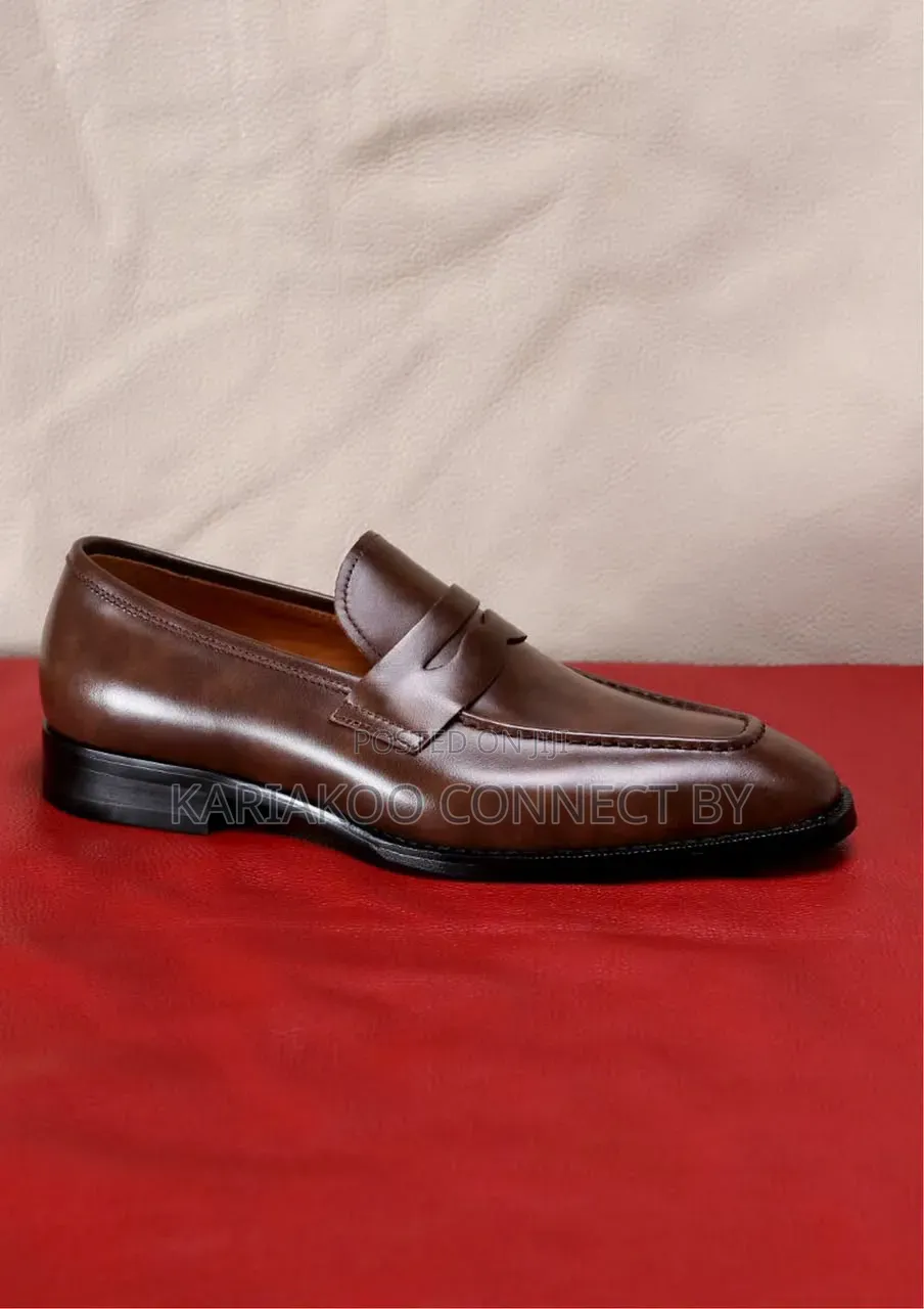 Men's Classic Leather Penny Loafers