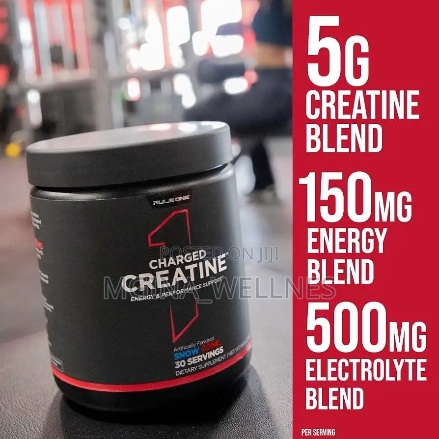 Rule 1 Charged Creatine – Energy Performance Support (30 Servings)