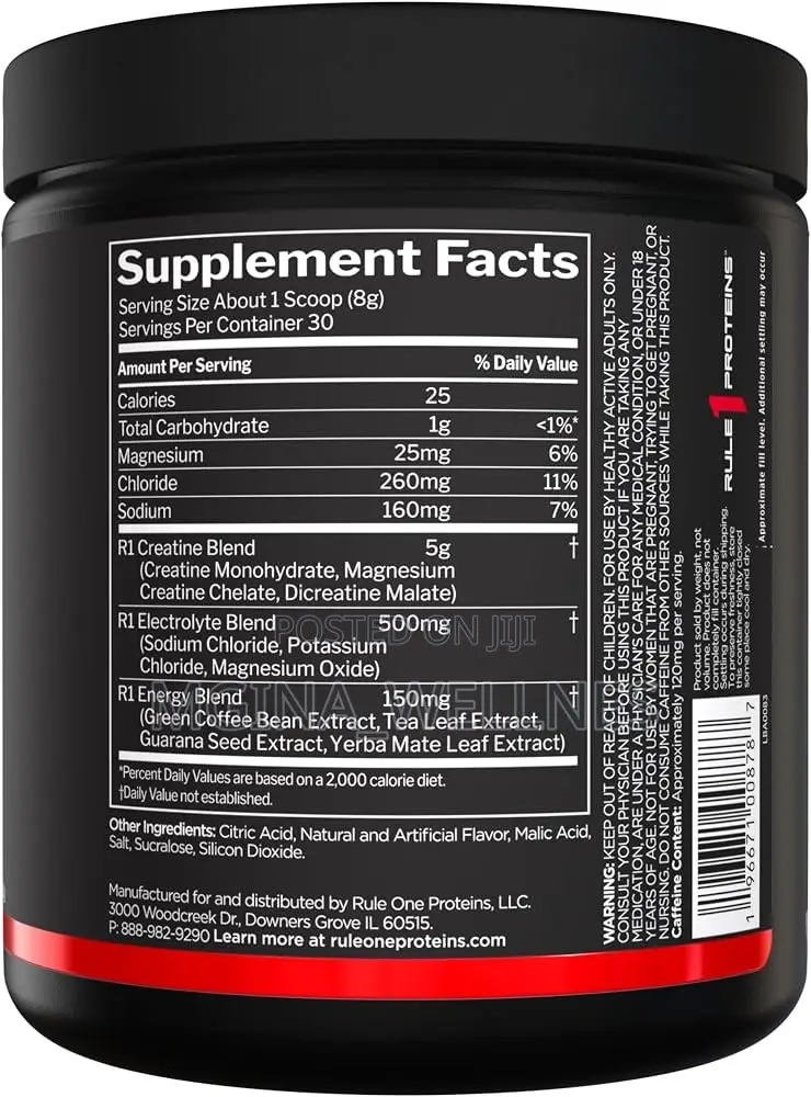 Rule 1 Charged Creatine – Energy Performance Support (30 Servings)