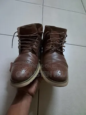 Clark Brown Leather Boots Size 43