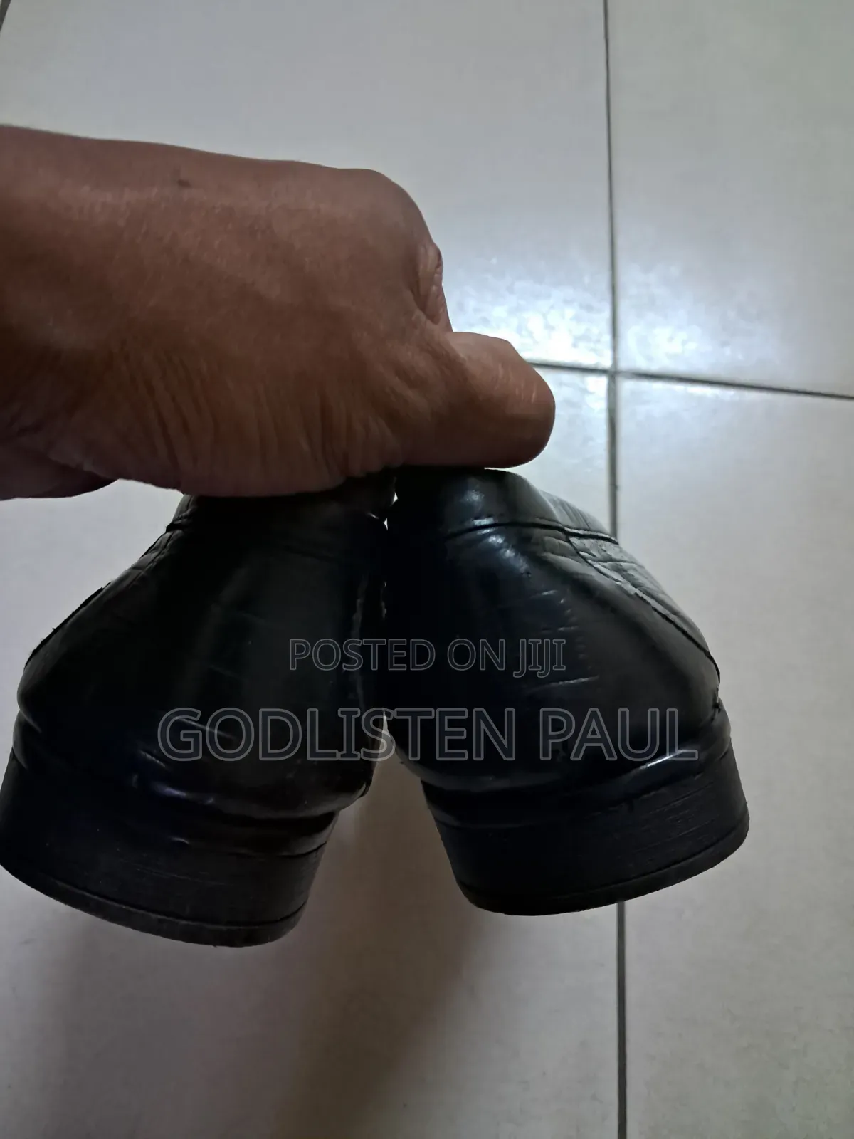 Atlanta Black Moccasins Size 42