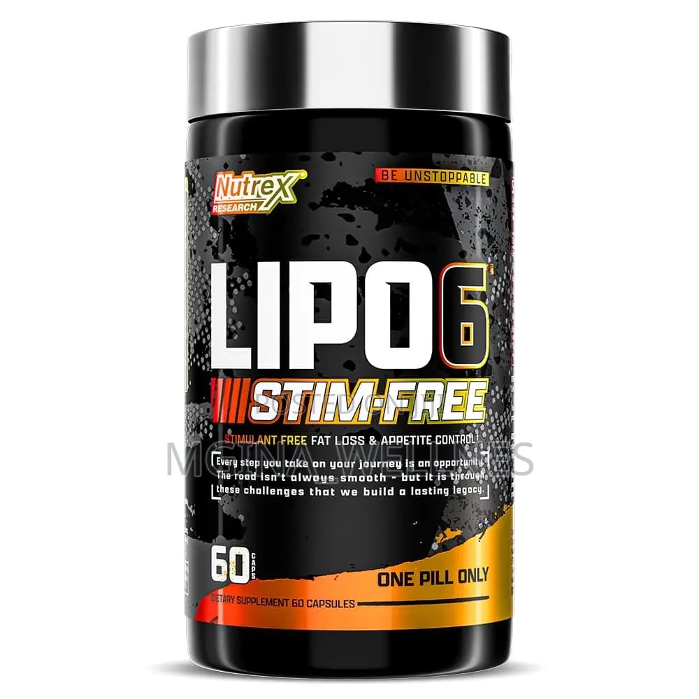 Nutrex Lipo 6 Black Stim Free, 60 Capsules