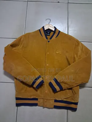 Nike SB Corduroy Skate Bomber Jacket Gold/Chutney