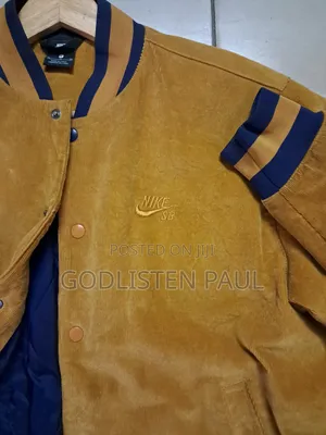 Nike SB Corduroy Skate Bomber Jacket Gold/Chutney