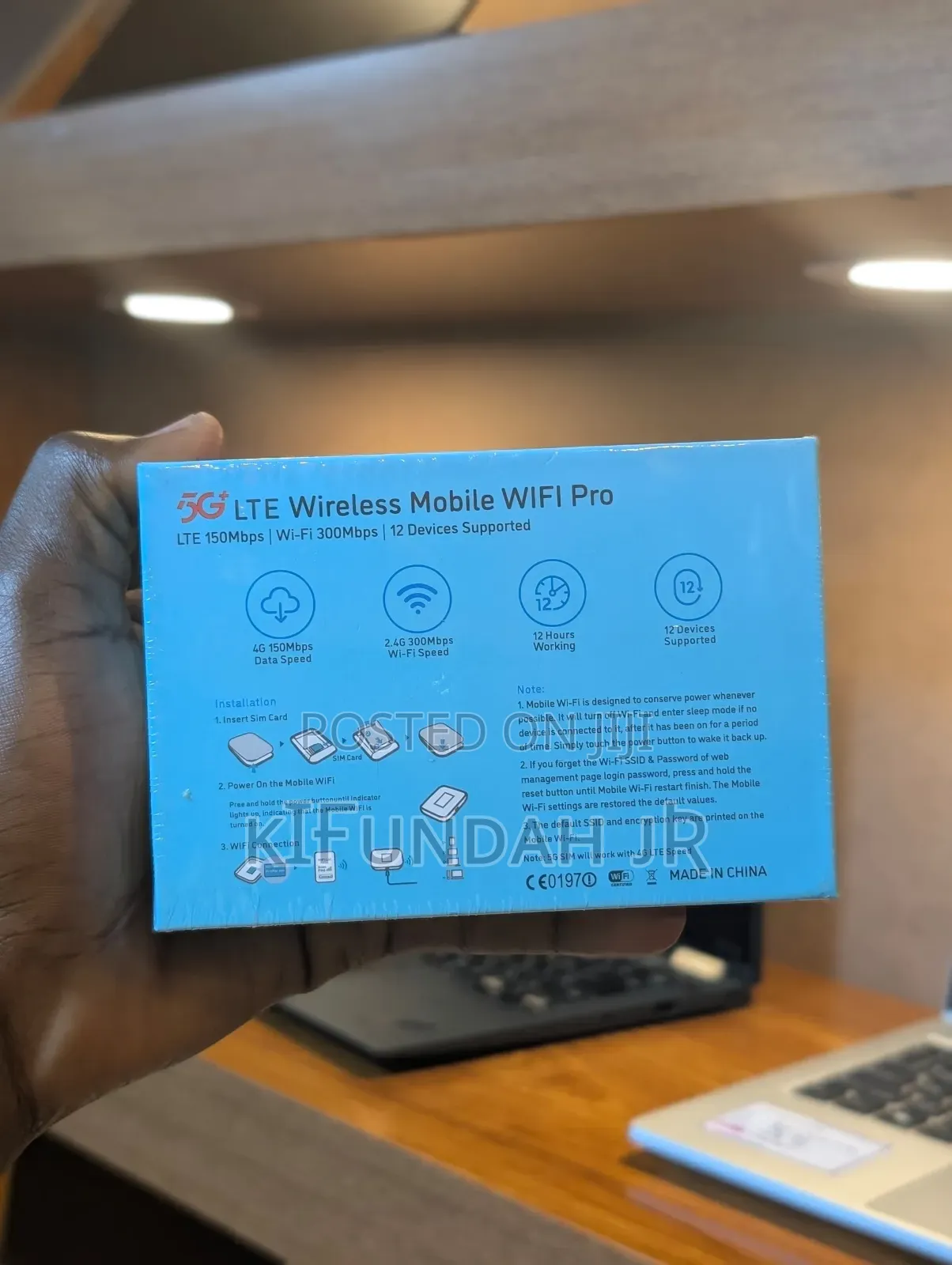 T-Elek 4g Lte Mobile Wifi Router – TZS 75,000