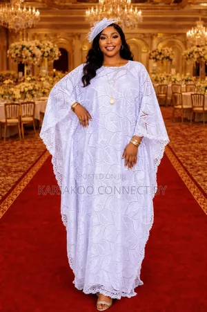 Exclusive Premium Swiss Lace Boubou Dress