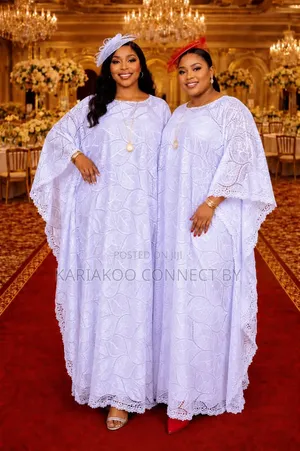 Exclusive Premium Swiss Lace Boubou Dress