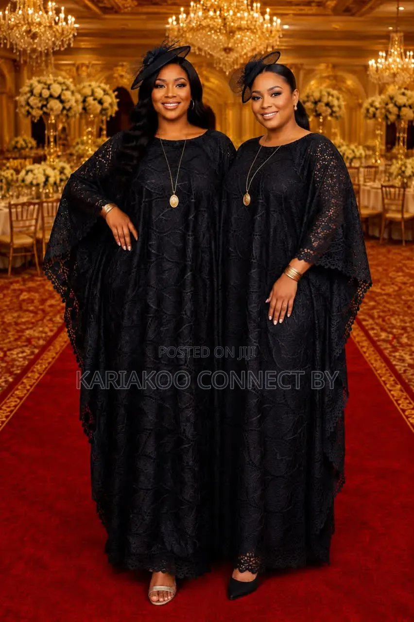 Exclusive Premium Swiss Lace Boubou Dress