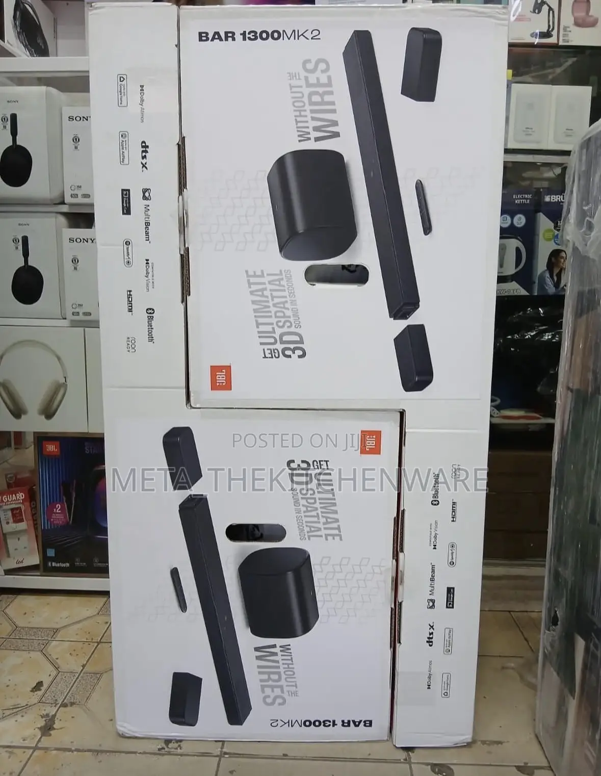 JBL Bar 1300MK2 11.1.4 Channel 2,470Watt Bluetooth Soundbar.