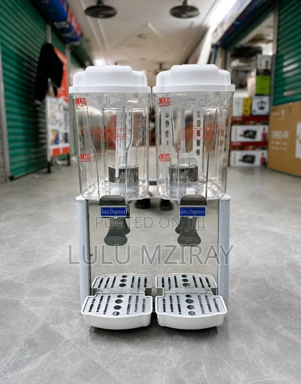 Double Tank Commercial Juice Dispenser