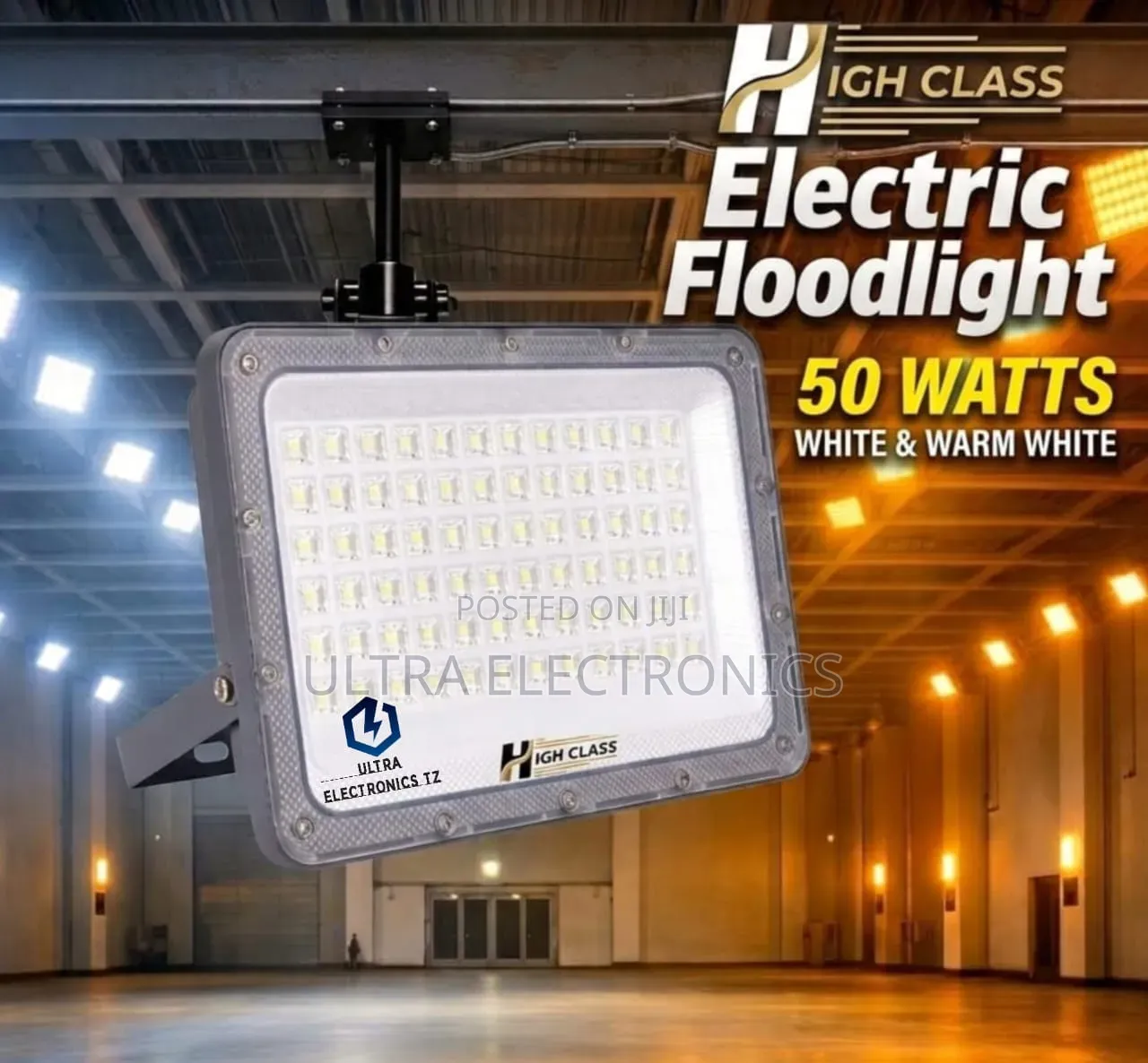 High Class ELECTRIC FloodLight 50W Resistant to Dust and Moisture