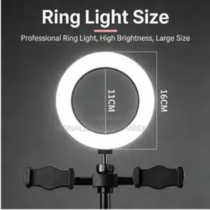 Double Phone Holder With Ringlight