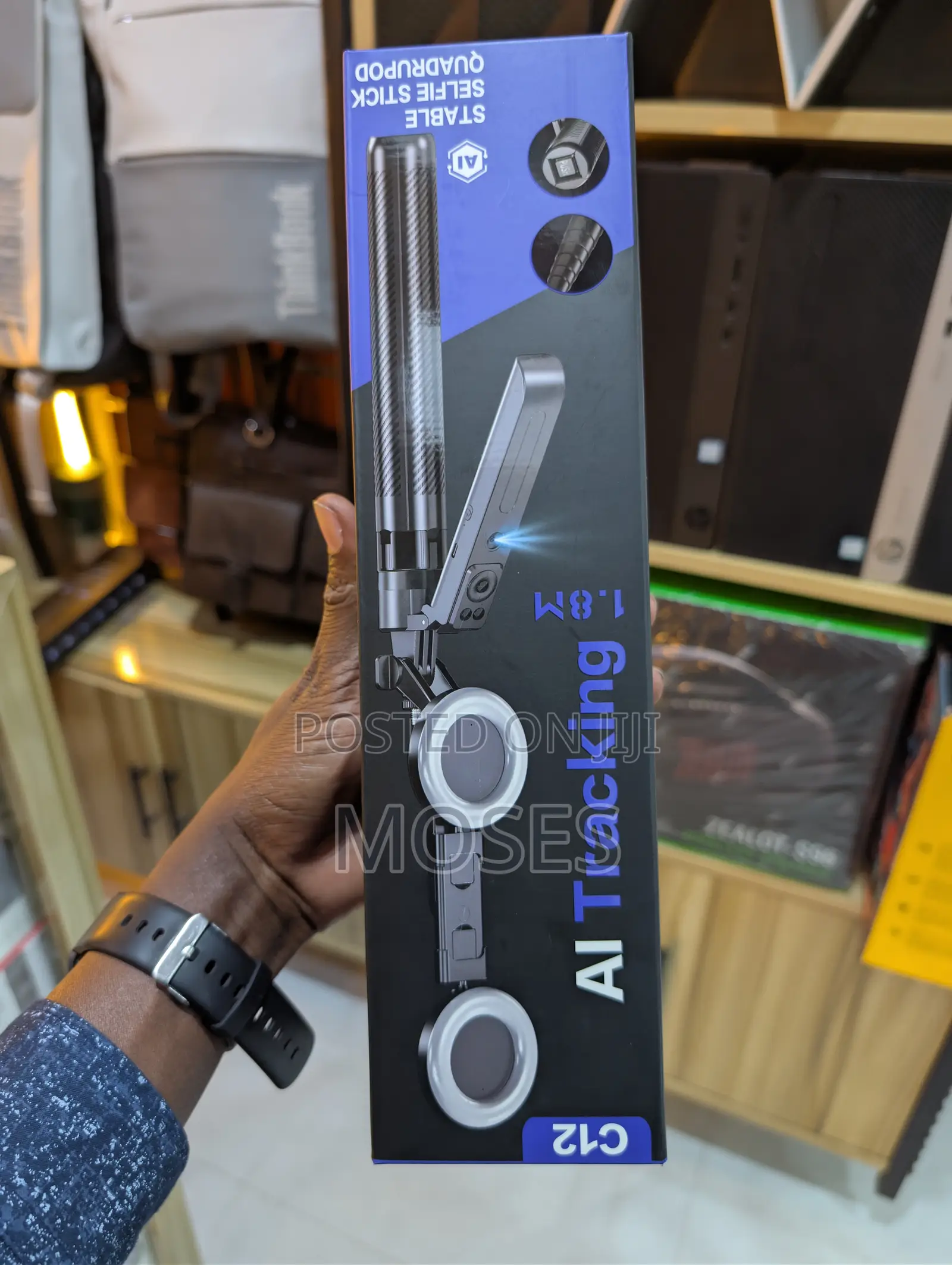 Selfie Stick With Light